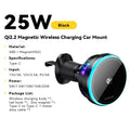Essager 25W Magnetic Car Wireless Charger RGB For iPhone 17 16 Pro Macsafe Car Phone Holder Stand Mount Fast Charging Station